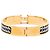 Bracciale Hermès Narrow Enamel Cheval Pixel Clic H PM nero - vista 3
