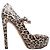 Beige & Black Prada Lackleder Leopard Mary Jane Pumps Größe 39