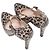 Beige & Black Prada Lackleder Leopard Mary Jane Pumps Größe 39 - Ansicht 3