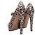 Beige & Black Prada Lackleder Leopard Mary Jane Pumps Größe 39 - Ansicht 4