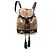 Zaino Burberry Mega Check Canvas Star Sequin Marrone