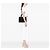 Borsa Lady Dior Large in denim nero cannage - vista 7