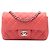 Borsa a tracolla Chanel Mini Rectangular Classic Caviar Single Flap Arancione