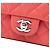 Borsa a tracolla Chanel Mini Rectangular Classic Caviar Single Flap Arancione - vista 5