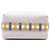 Beauty case Hermès Small Wool Bride A Brac Au Carre Beige - vista 3