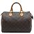 Borsa Boston Louis Vuitton Monogram Speedy 30 marrone