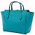Borsa a mano Mini Calfskin Swing blu Gucci - vista 2