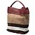 Borsa a secchiello Ashby con nappa e tela Mega Check marrone Burberry Medium - vista 2