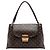 Borsa a Spalla Louis Vuitton Monogram Olympe MM Marrone