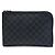 Clutch Pochette Jour MM Damier Graphite nera Louis Vuitton Nero
