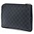 Clutch Pochette Jour MM Damier Graphite nera Louis Vuitton Nero - vista 2