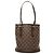 Brauner Louis Vuitton Damier Ebene Marais Bucket Bag
