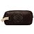 Clutch in nubuck marrone LOEWE Anagram