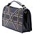 Borsa Diorama con manico e tracolla in vernice nero con borchie - vista 2