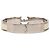 Bracciale Hermès Narrow Enamel Clic H PM Bianco - vista 3