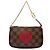 Marrone Louis Vuitton Damier Ebene Trunks and Bags Mini Pochette Accessoires