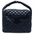 Borsa Hobo Coco Cocoon in nylon trapuntato Chanel blu navy