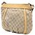Borsa a tracolla Abbey D Ring in tela GG Gucci color Tan Cammello - vista 2