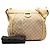 Bolsa transversal Abbey em lona GG Gucci marrom com anel em D - vista 8