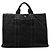 Borsa Tote Fourre Tout MM in tela nera Hermès Nero