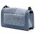 Borsa a tracolla Chanel Old Medium Chevron Denim Boy Flap Blu - vista 2
