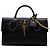 Borsa a tracolla Louis Vuitton Taurillon City Steamer nera Nero