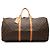 Borsa da viaggio marrone Louis Vuitton Monogram Keepall 60
