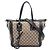 Borsa satchel Gucci Medium GG Canvas beige