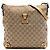 Borsa a tracolla Abbey D Ring in tela GG Gucci beige
