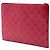 Pochette e clutch Gucci in pelle di vitello rossa Ghost Hamlet Skull Zip Rosso - vista 2
