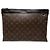 Clutch Louis Vuitton Monogram Macassar Discovery marrone Pochette GM
