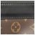 Clutch Louis Vuitton Monogram Macassar Discovery marrone Pochette GM - vista 6