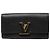 Cartera larga Louis Vuitton Taurillon Capucines negra Negro