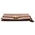 Pochette clutch Hermès Courchevel Jet marrone - vista 3