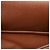 Pochette clutch Hermès Courchevel Jet marrone - vista 4