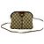 Borsa a tracolla Gucci GG Supreme Web beige