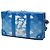 Borsa a tracolla portafoglio Louis Vuitton Monogram Clouds Soft Trunk blu - vista 2
