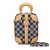Borsa Louis Vuitton Damier Colors Valisette Verticale Grigia Grigio - vista 10