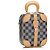 Borsa Louis Vuitton Damier Colors Valisette Verticale Grigia Grigio - vista 2