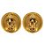 Orecchini a clip Chanel CC placcati oro D'oro - vista 2