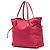 Tote in Tessuto con bordi in Saffiano rosa Prada - vista 2