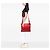 Borsa a tracolla rossa Gucci Guccissima Rosso - vista 7