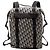 Blauer Dior Oblique Canvas Safari Rucksack