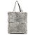 Chanel CC Lapin Pelz-Tote Grau