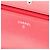 Wallet On Chain Borsa a tracolla con catena Chanel CC in vernice trapuntata diamante rosso - vista 5