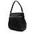 Borsa a tracolla in pelle e tessuto nero Prada - vista 2
