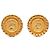 Orecchini a clip Chanel Gold Plated Coco Coin Motif Oro D'oro