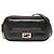 Borsa a tracolla Fendi Easy 2 Baguette in pelle nera Nero