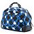Borsa da viaggio Round Trip in tela stampata e caviar nero Chanel - vista 2