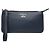 Pochette da polso Swing in pelle martellata blu Gucci